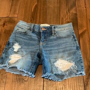 Girls Abercrombie Jean Shorts size 9-10